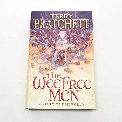 Terry Pratchett hand signed 1st edition 2003 book 'The Wee F...