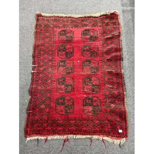 Rugs & Carpets: Afghan tribal rug featuring traditional ...