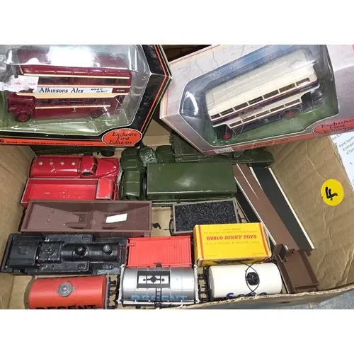 Dinky military, trucks, Dublo, Hornby engine and rolling sto...