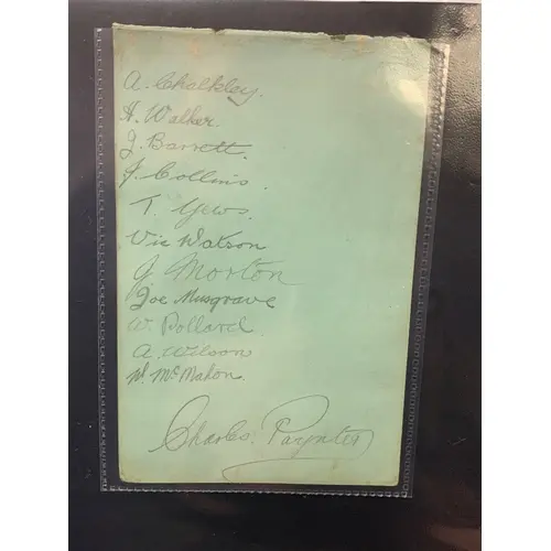West Ham Signed Football Folder: From 1923 - 1980 including ...