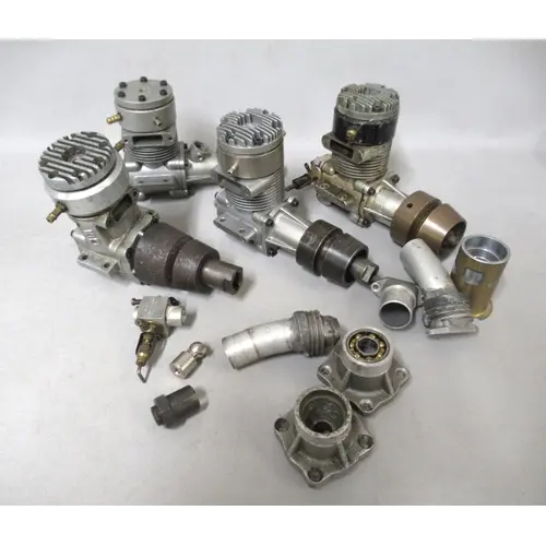 Four various marine model boat engines, including Webra and ...