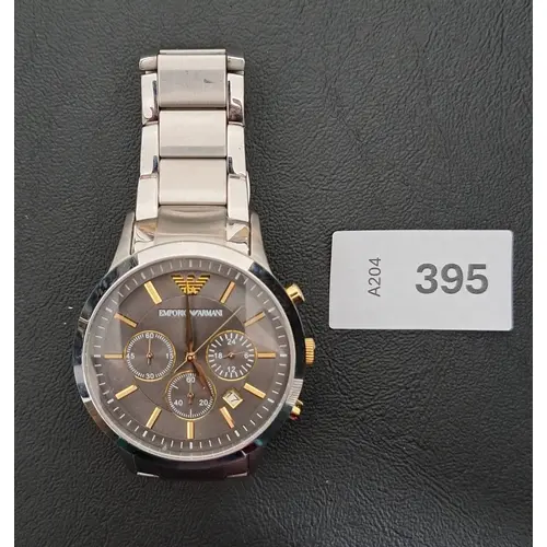 EMPORIO ARMANI CRONOGRAPGH RENATO COLLECTION WRISTWATCH the ...