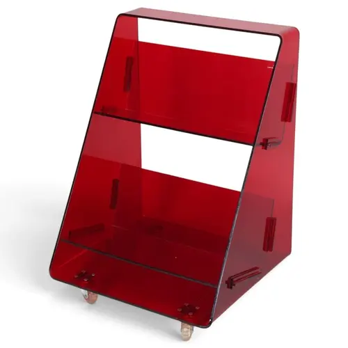 Louis De Bernieres, a limited edition book caddy, in red acr...