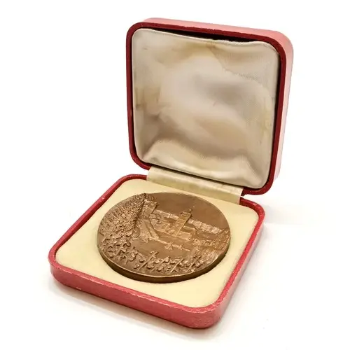 Bronze cast medallion Jura General Council ( Jacques Devigne...