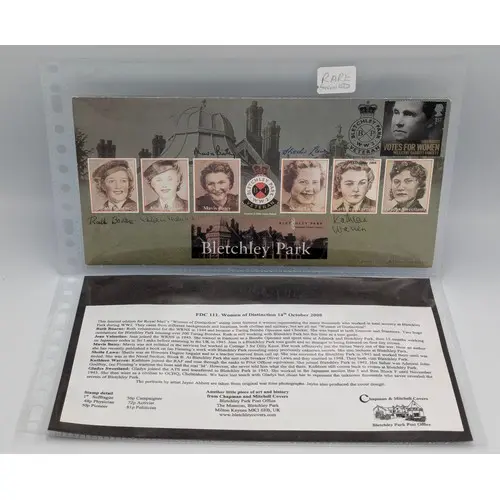 Stamps & Military - a signed Bletchley Park limited edition ...