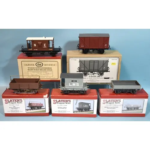 Janick Models, O gauge, brass kit-built NE 20-Ton Brake Van,...