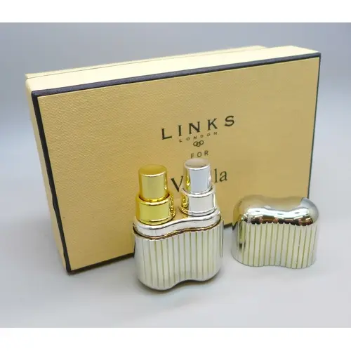 Links of London for Viyella, a silver plated double scent bo...