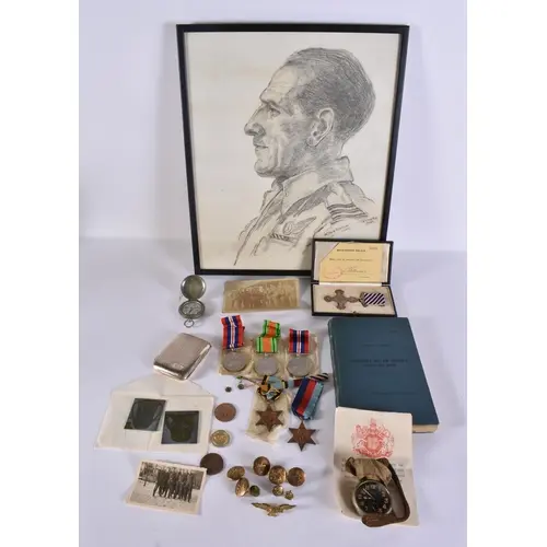 WWII Group of Medals Awarded to "Squadron Leader Walter Erne...