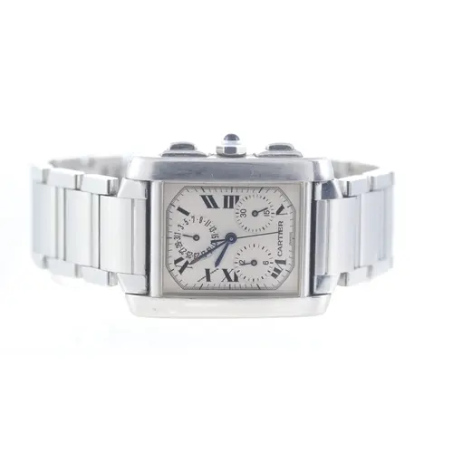 Brand: Cartier Model Name: Tank Francais Chronoflex Referenc...