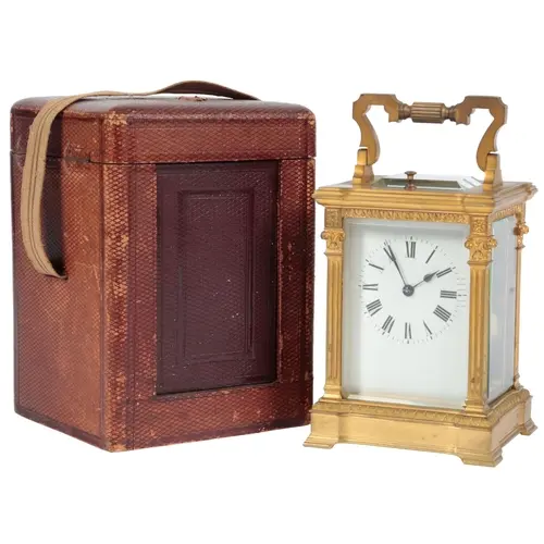 Richard & Cie, Paris, a repeating carriage clock, mid-19th c...