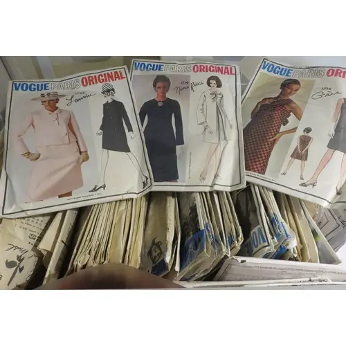 Collection of approximately sixty dress maker's patterns by ...