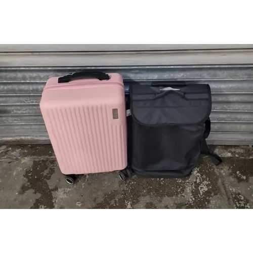 TWO SUITCASES INC. LUGG AND A ROLLERBAG Note: cases and bags...