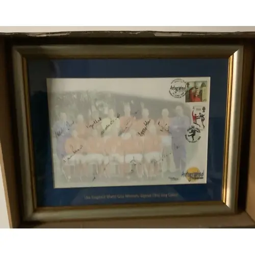 1966 World Cup England Signed Football FDC: Autographed Edit...