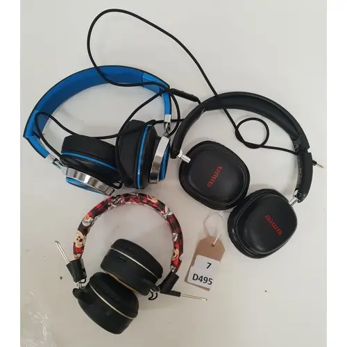 ONE BAG OF HEADPHONES including Alwa and Ailihen