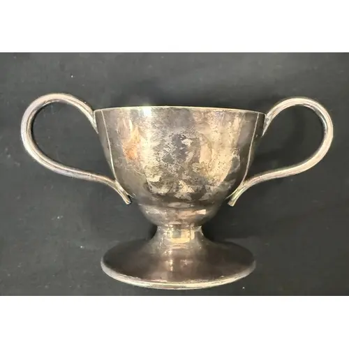 White Star Line: White Star Line: EPNS two handled cup, ber...