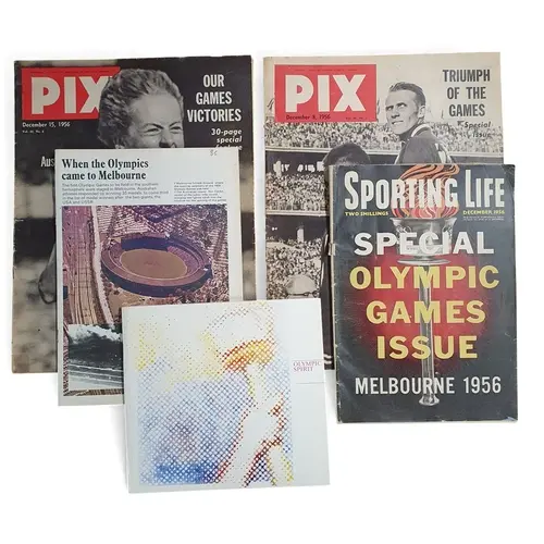 A large collection of memorabilia relating to the XVI 1956 M...