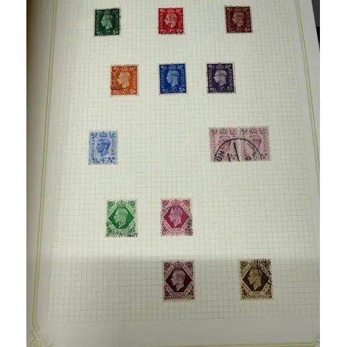 Two albums of UK stamps. Various ages and denominations, inc...