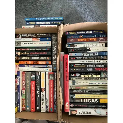 Signed Football Book Collection: Wide range with autobiograp...