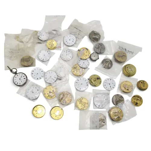 A quantity of pocket watch movements, including examples by ...