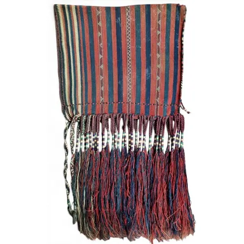 A good Iranian or Persian tasselled Saddle Bag. 54 x 104 cm ...