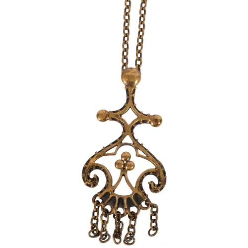 PENTTI SARPANEVA - a bronze pendant necklace