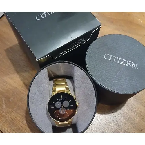 Citizen Eco Drive Gentleman's Wrist Watch Good Original Cond...