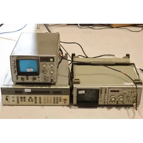 Hewlett Packard 3580A Spectrum Analyzer, another 8559A Spect...