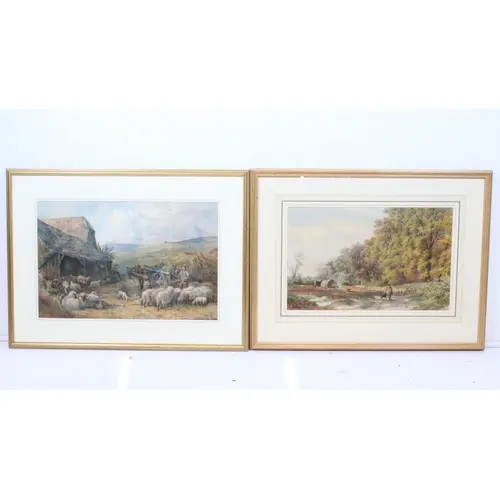 Charles Davidson RWS (British, 1824-1902), study of a landsc...