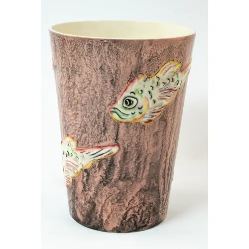 Ceramics Goldscheider for Myott & Sons: a flared Art De...
