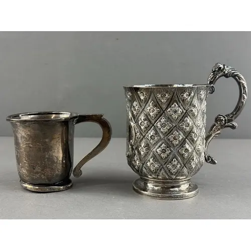 Silver: a Victorian half pint tankard by George Adams, Londo...