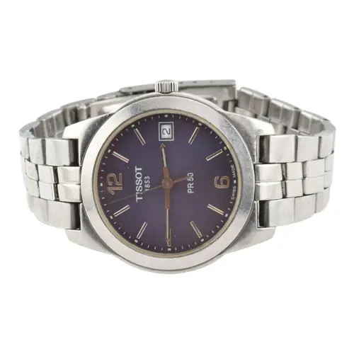 An 1852 Tissot PR 50 stainless steel wristwatch. The watch w...