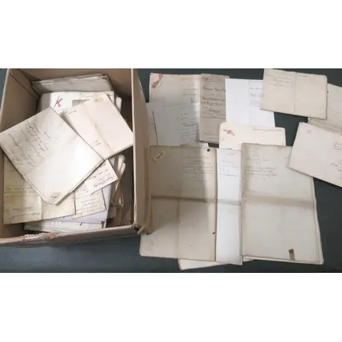 Large quantity of 19th Century manuscripts