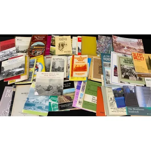 Local History - books, visitors guides etc inc Crich Tram Wa...