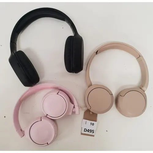 ONE BAG OF HEADPHONES including Sony and JBL