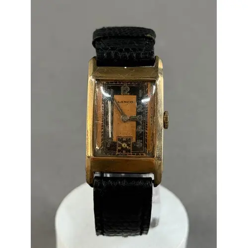 Watches-The DH Collection Part 1- Art Deco Lanco 9ct gold ca...