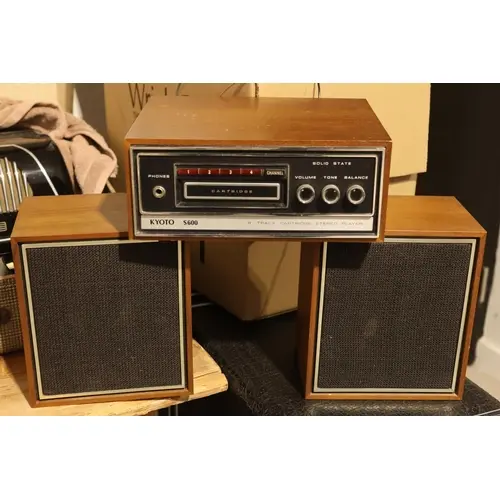 Stereo 8-Track Tape Cartridge Music System, model Kyoto S-60...
