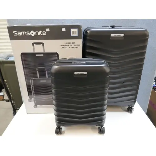 A Samsonite Precision 2 piece hardside suitcase set , origin...