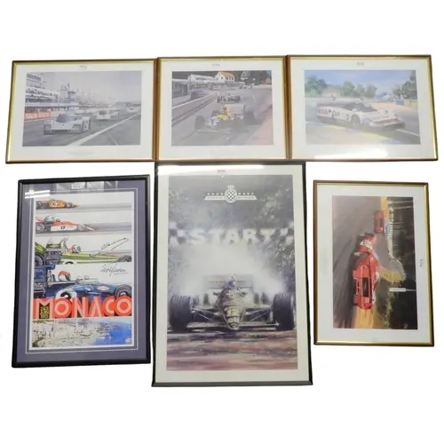 A limited edition Goodwood Festival of Speed 2002 poster, fe...