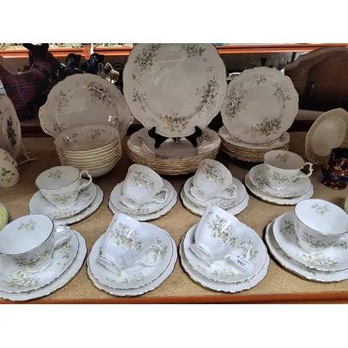 A FORTY NINE PIECE ROYAL ALBERT HAWORTH PART DINNER SERVICE,...