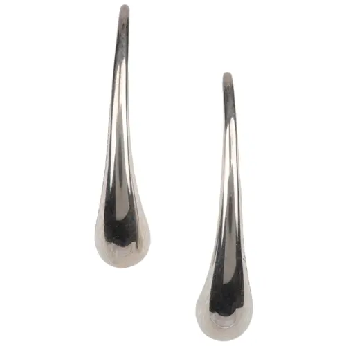 Elsa Peretti for Tiffany & Co., a pair of silver earrings, e...