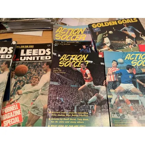 Football Publications: Action Soccer volume 1 numbers 1 2 + ...
