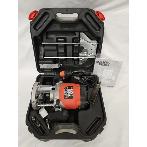Cased Black & Decker 1200w as new Router model KW850E, inclu...