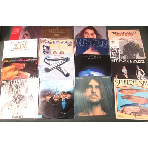 Case containing a quantity of various 1960s / 70s LPs, inclu...