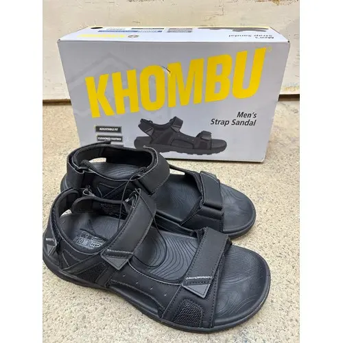 A pair of Khombu black mens strap sandals, UK size 12 *This ...