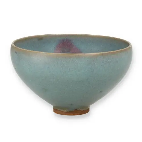 A CHINESE JUN WARE BOWL 13cm x 7cm
