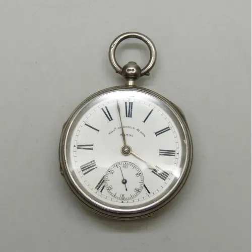 A Thomas Russell Liverpool silver cased pocket watch, Cheste...