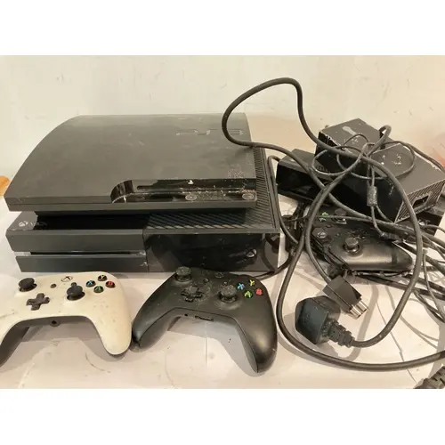 A PlayStation 3 And Xbox 1 With Accessories. No Reserve.