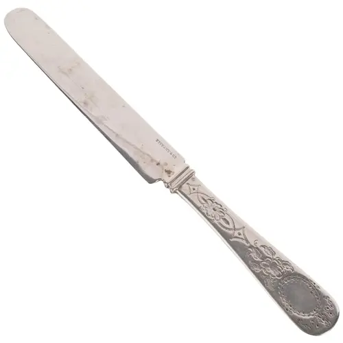 TIFFANY & CO - A sterling silver butter knife, L20cm, 64.8g