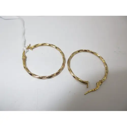 Pair of 9ct Gold Earrings, 1.03g