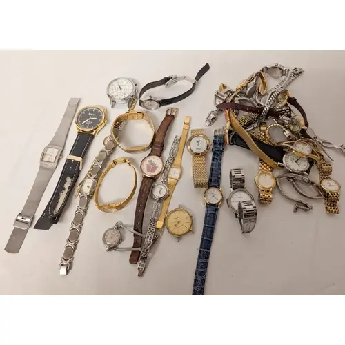 A collection of ladies and gents wristwatches to include Emp...